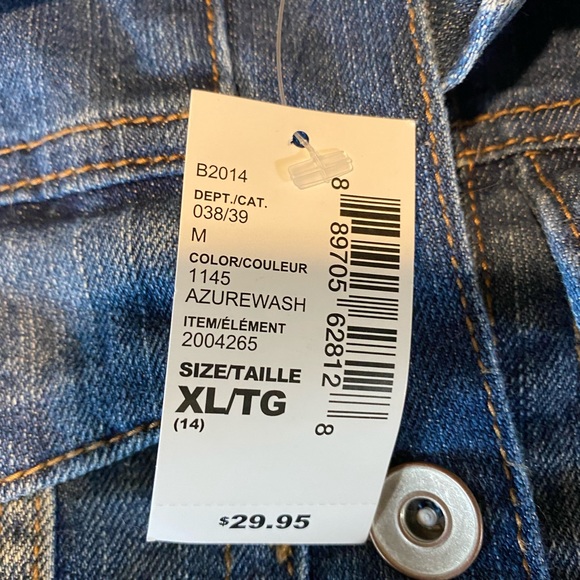 The Children's Place Other - Girl’s size XL Jean jacket.  New with tags.
